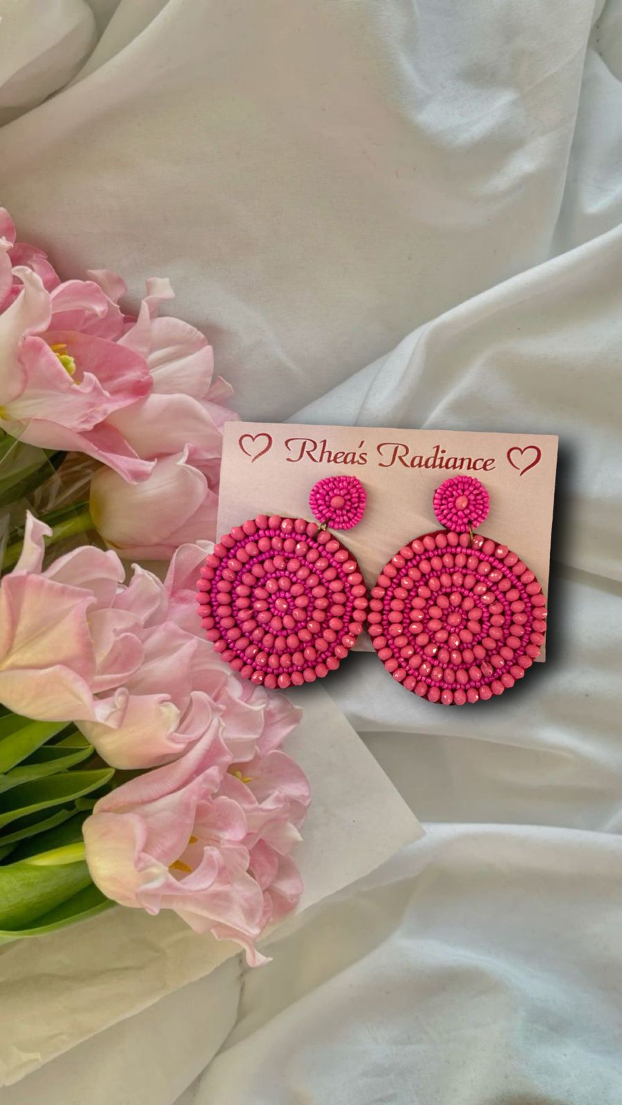 Pink Beaded Pointers