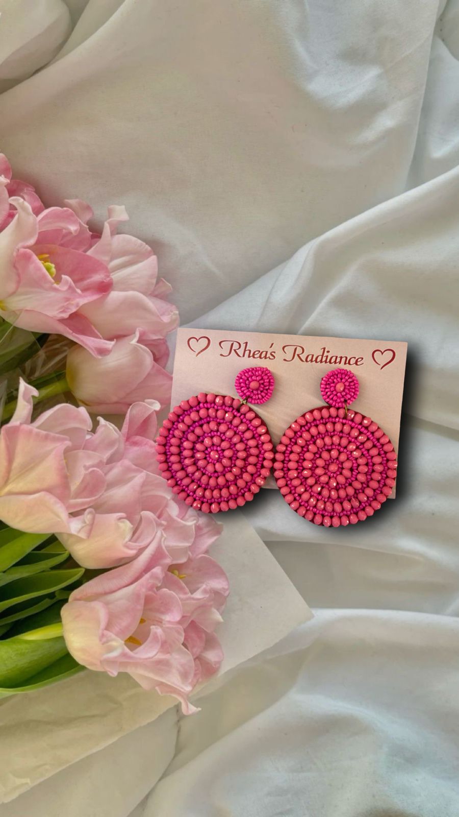 Pink Beaded Pointers