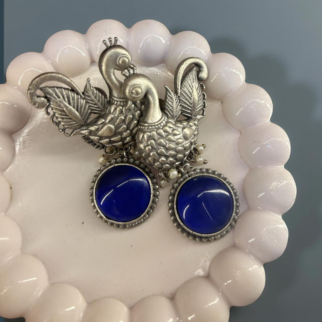 Peacock blue charms