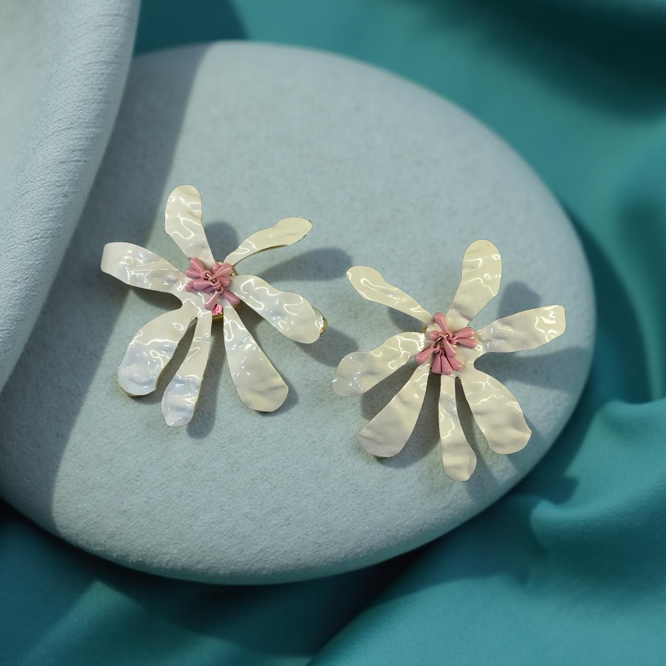 Petal whisper floral studs