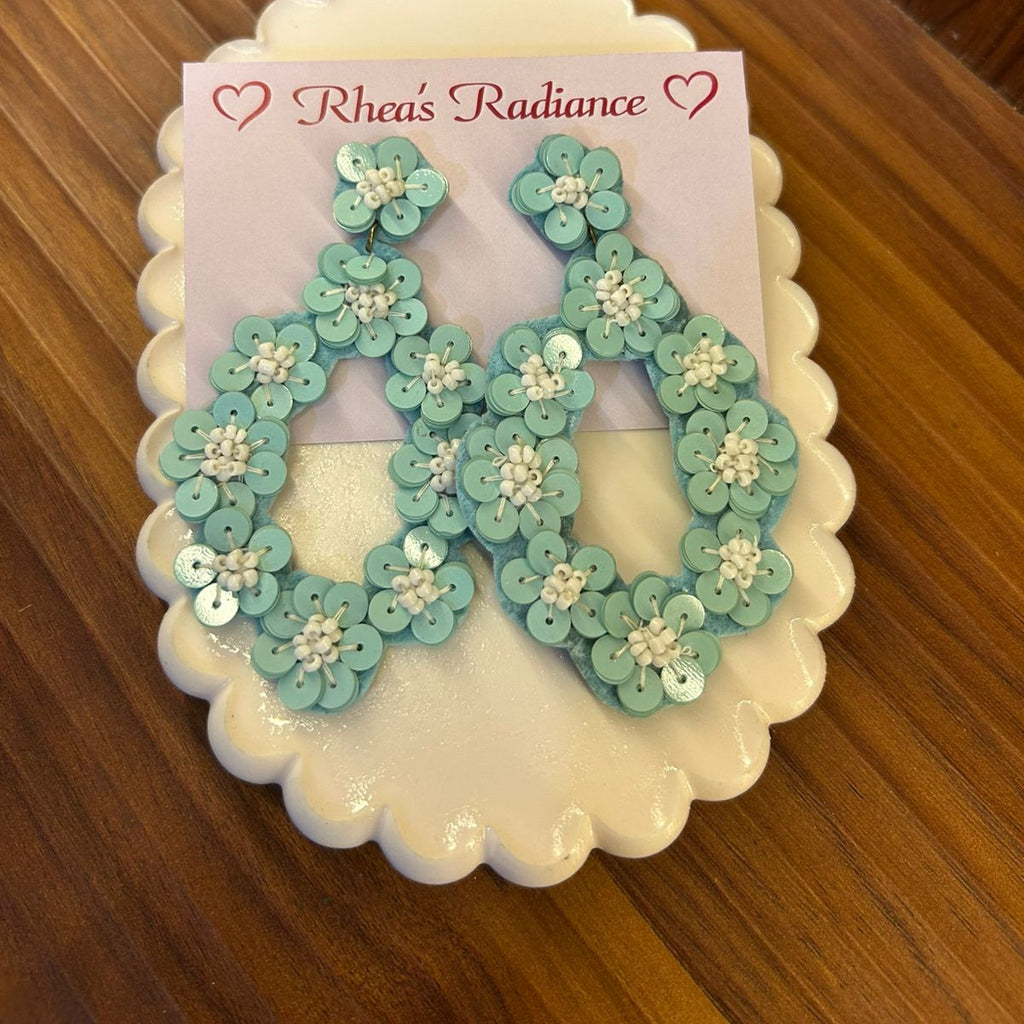 Blue Beaded Beauties