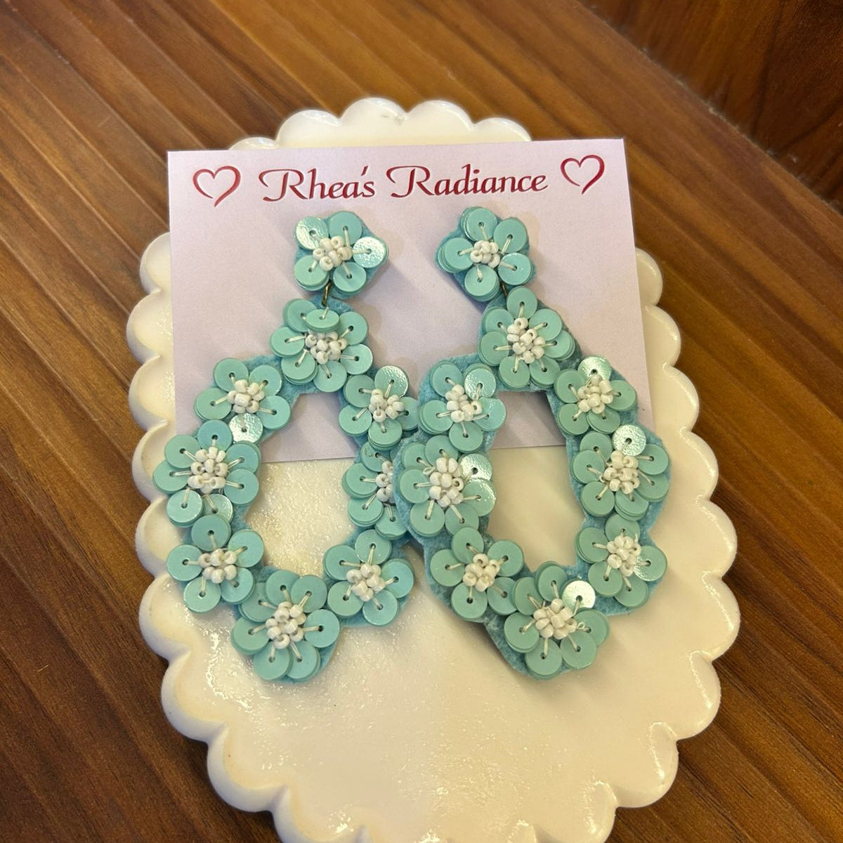 Blue Beaded Beauties