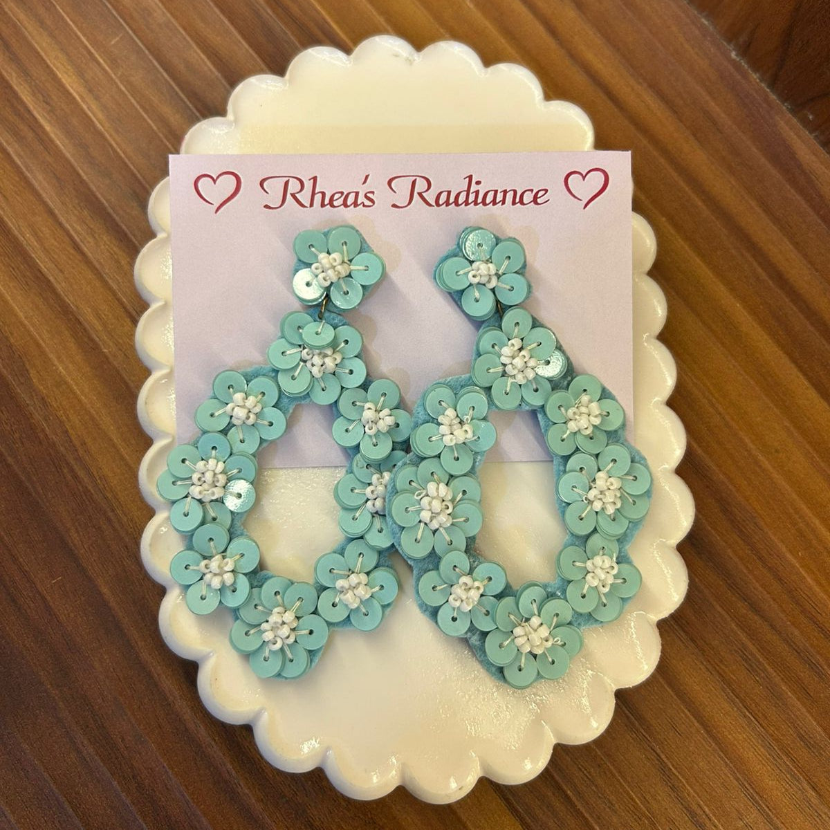 Blue Beaded Beauties