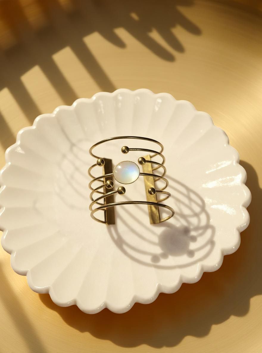 Moonlight orbit cuff